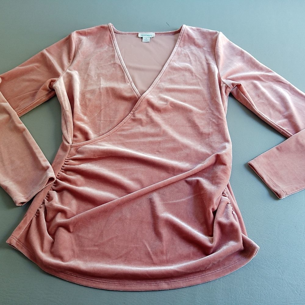 Sundance womens Sweater Small Velvet Wrap